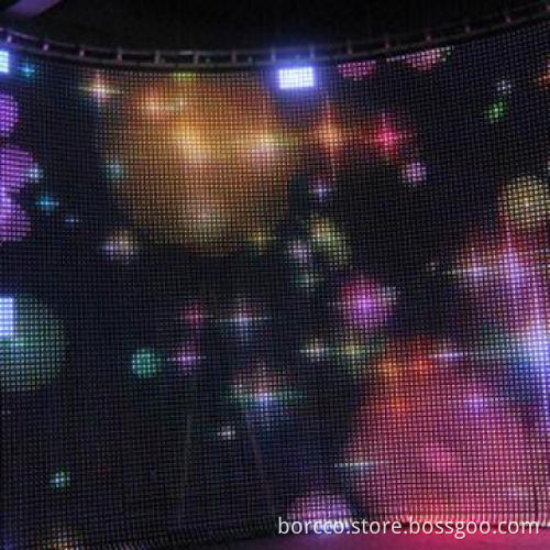 Full-color Outdoor LED Curtain Screen, Protection Level of IP65, for Stage Show